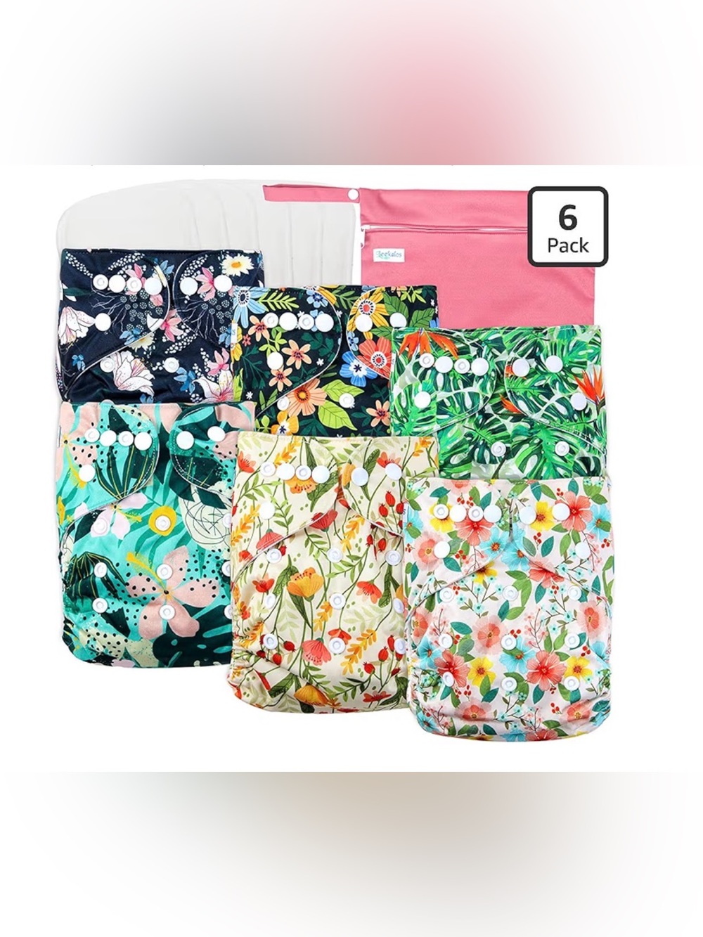 Leekalos Reusable Cloth Diaper Set (NEW)